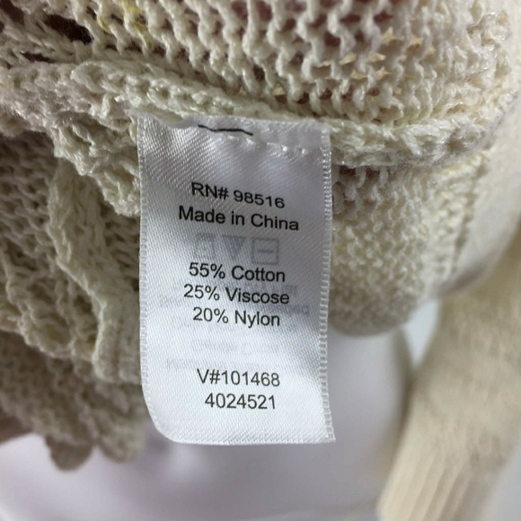 Coldwater creek cream ivory tunic sweater large 14 - Picture 6 of 7